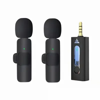 Wireless 3.5mm Lavalier Lapel Microphone 